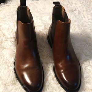Banana Republic Women's Brown Leather Ankle Boots